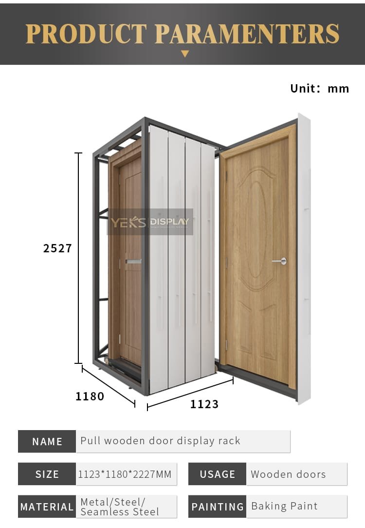 wooden door and window transport racks