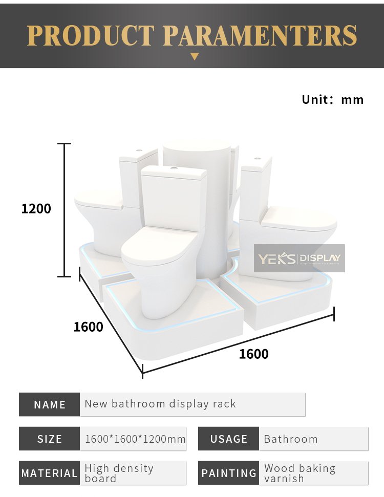 custom size bathtub display cabinet