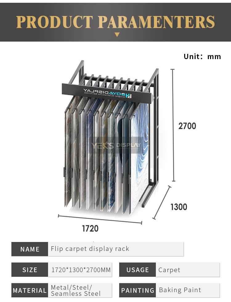 turning carpet storage racks