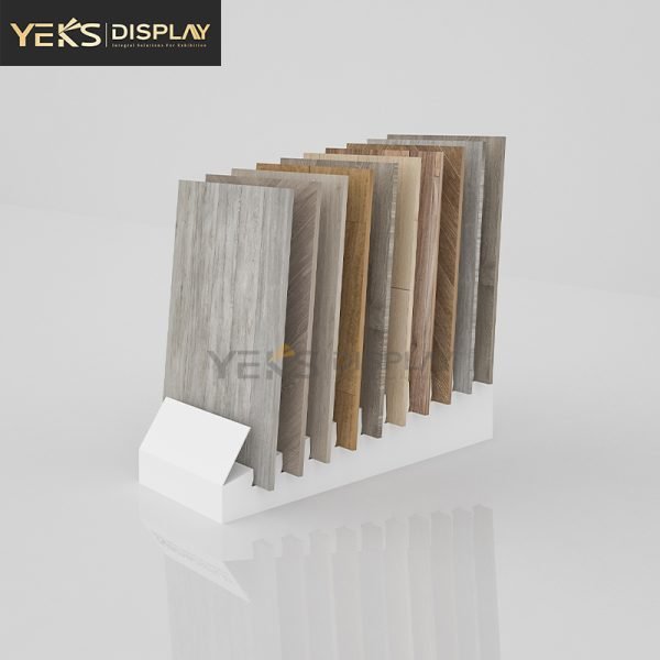 vertical tile Sample retail floor display stands