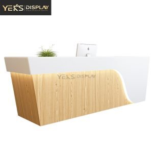 wooden Reception desk with counter