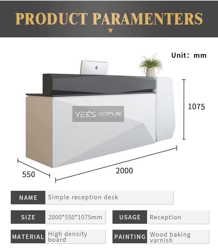 Top modern office front reception