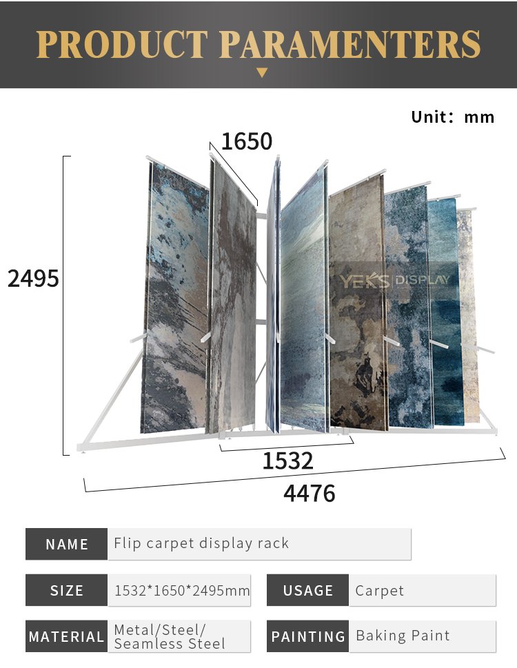 Carpet Display Stand Rack Carpet Display Stand