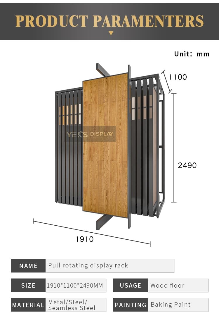 wooden flooring display stand supplier