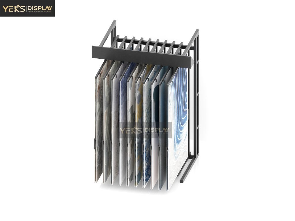 new design flat push rug racks