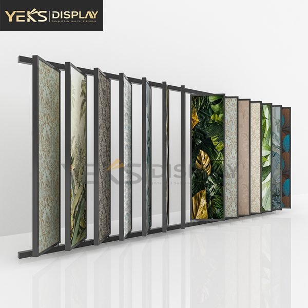 Wallpaper display racks for vendors