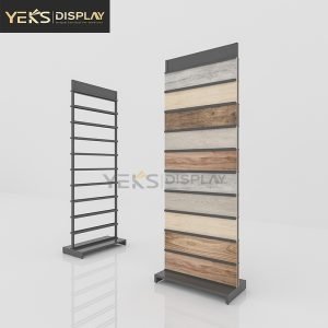 Vertical Wood Floor Tile plate display racks