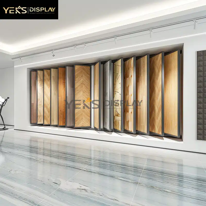 Push-pull Flooring Display Stand