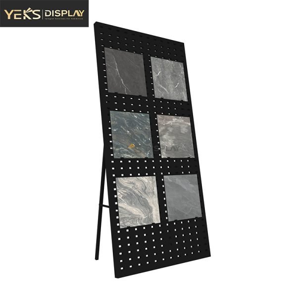 Tile Display Plate Rack Inclined Punching Free Stand