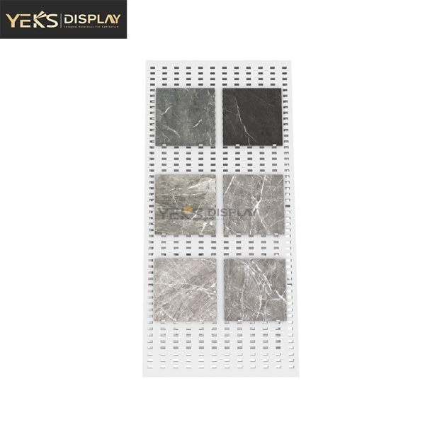 Vertical small area Tile display rack for store