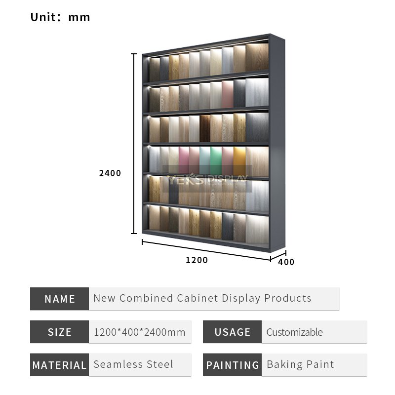 Combined tile sample Cabinet Display stands