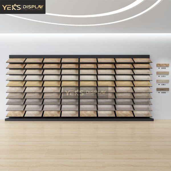 durable vertical wood floor countertop stand
