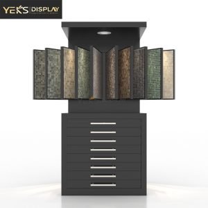 mosaic floor tile display stand