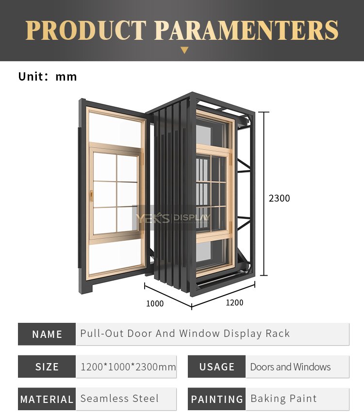 New Sliding Door And Window Frame Display Rack