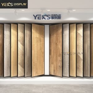 wooden floor display cabinet