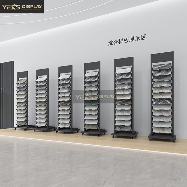 tile sample rack display for showroom