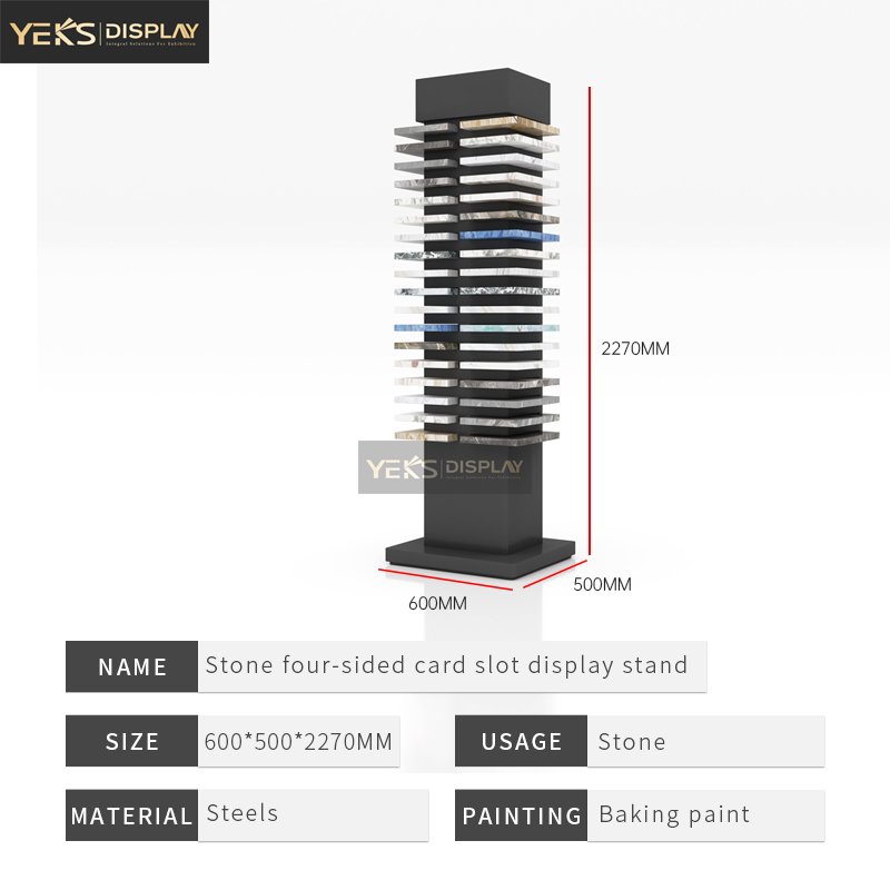 sample tiles stone Vertical display rack