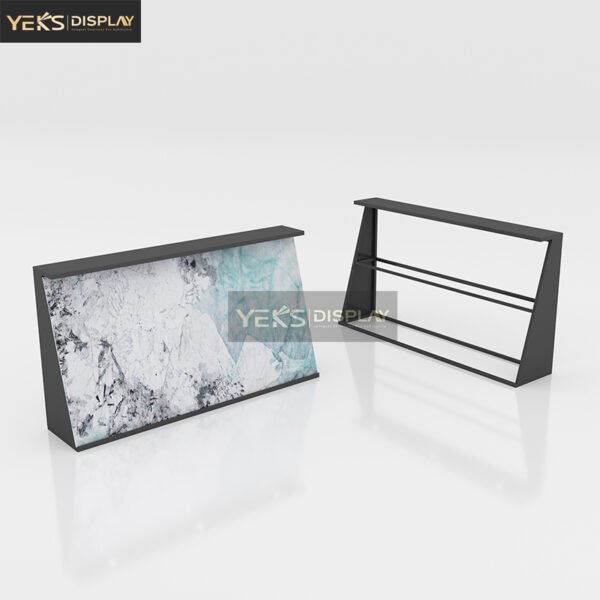 stone marble rock board display stand