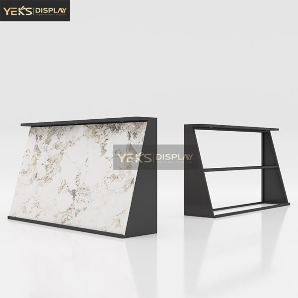 stone marble rock board display stand