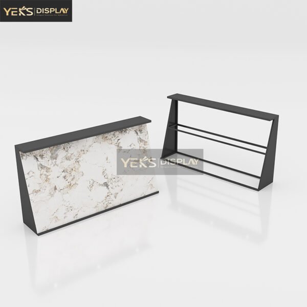 stone marble rock board display stand