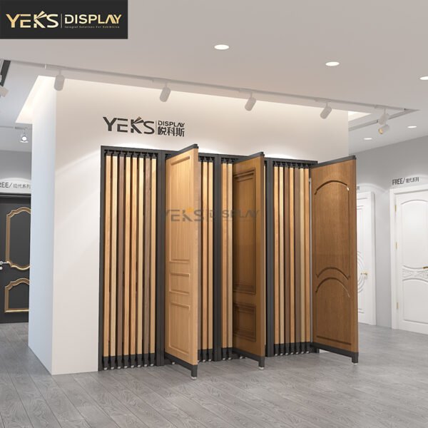 showroom door display rack