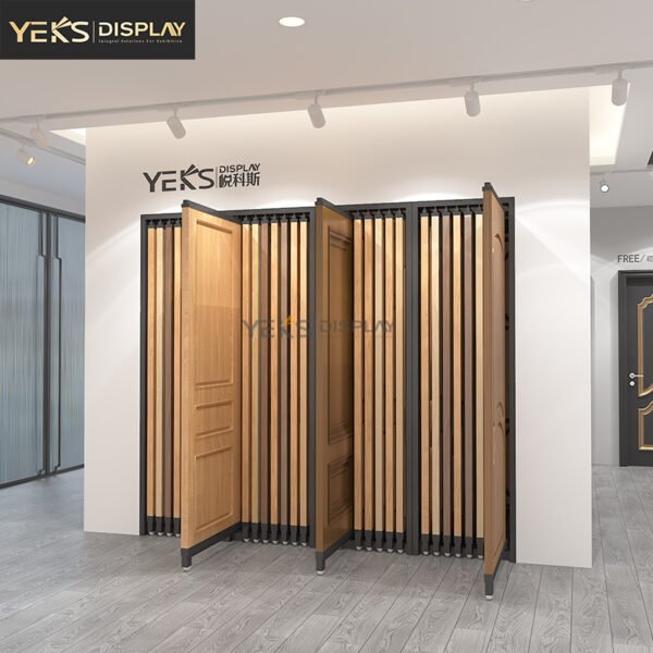 showroom door display rack