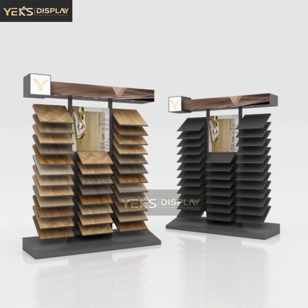 wood flooring free standing display stands