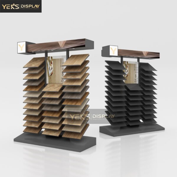 wood flooring free standing display stands