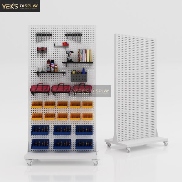 tools hardware display retail shelving