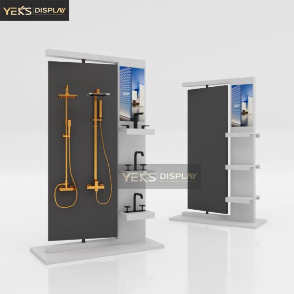 Bathroom Shower head Display rack