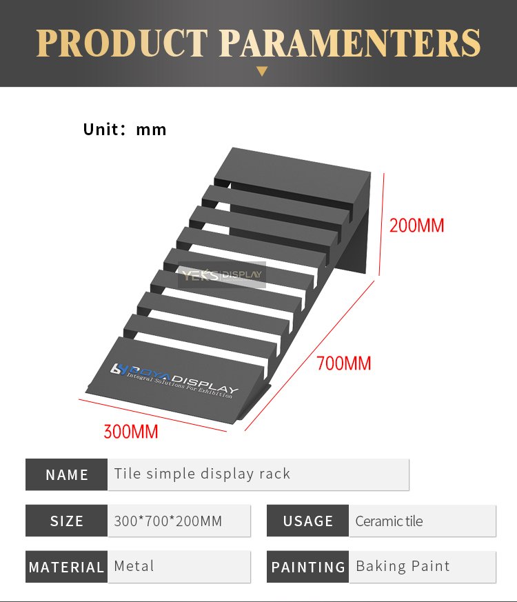 Florida Tile Samples Counter Display Rack