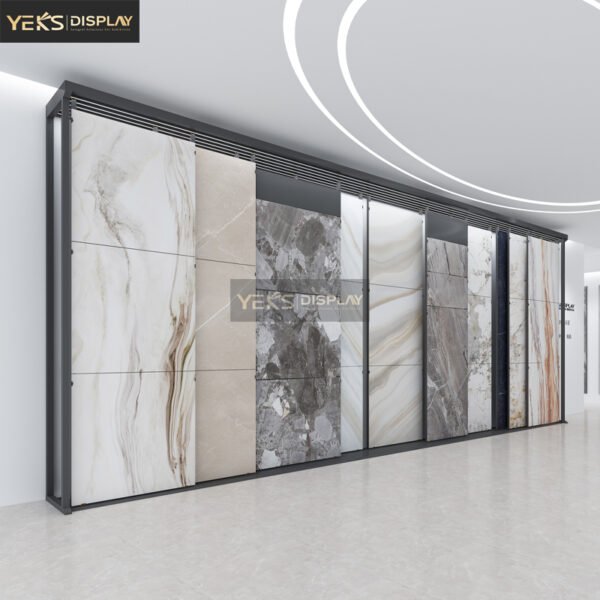 Tile Slider Display Rack For Showroom