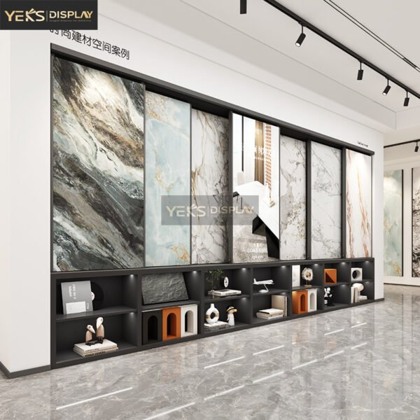 Slider Display Showroom Cabinet for Tiles and Stone