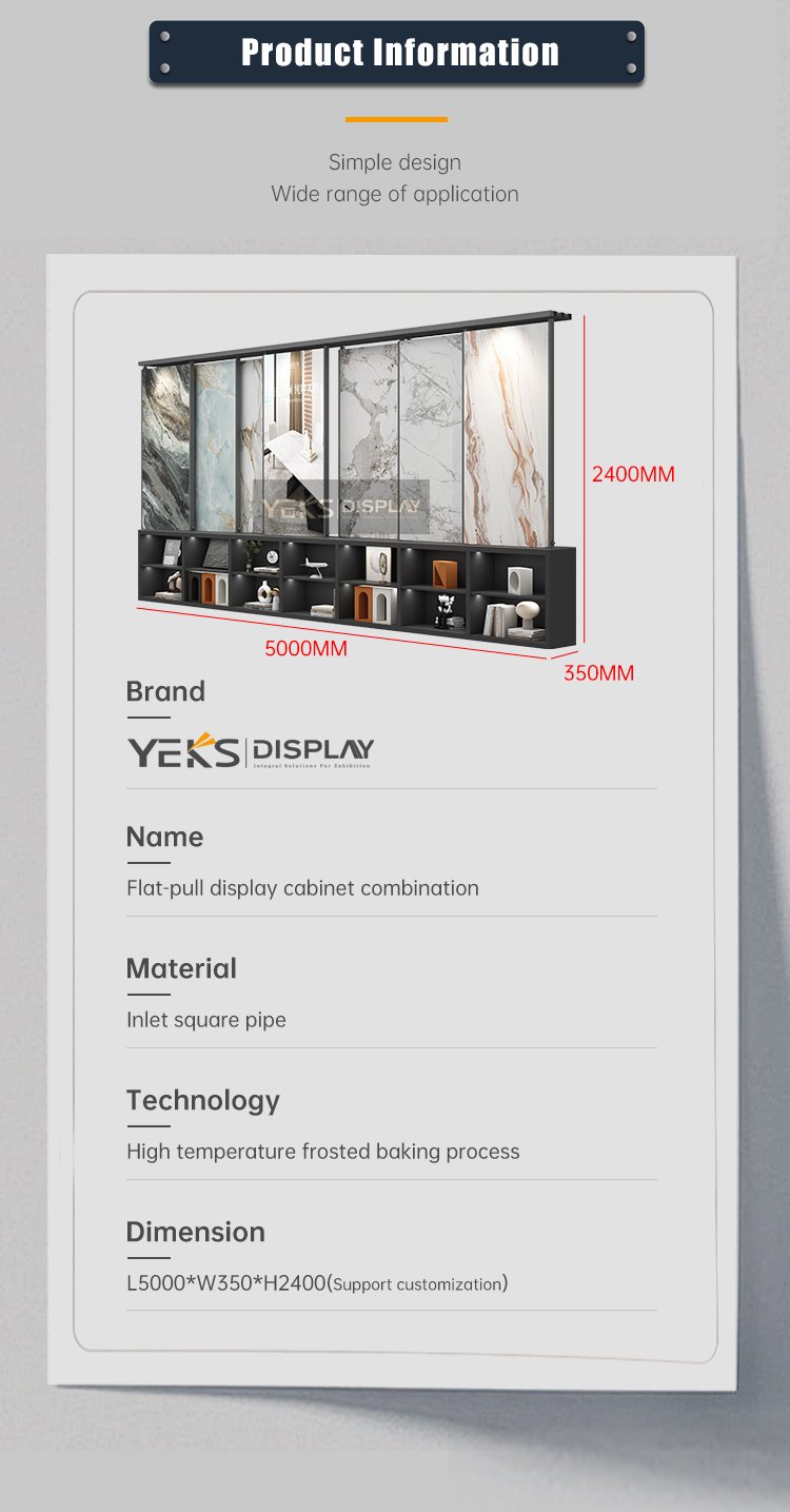 display cabinet parameter