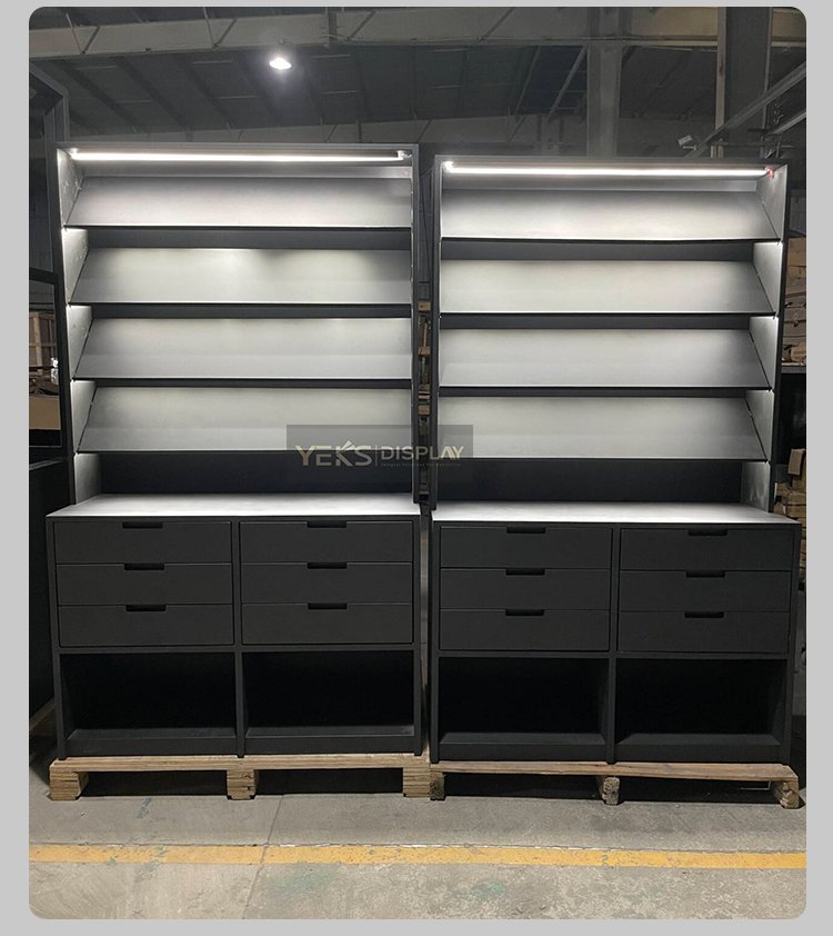 Sample Tile and Stone Combination Display Cabinet