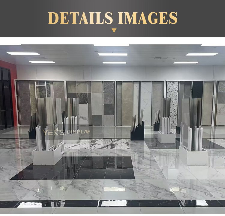 Slider Tiles Stone Sample Display Stands
