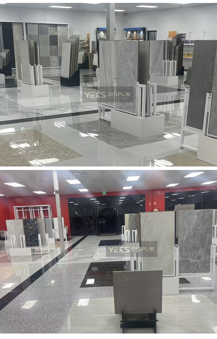 Slider Tiles Stone Sample Display Stands